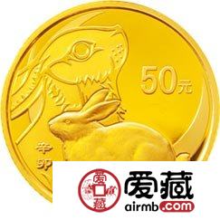 2011中国辛卯兔年金银币1/10盎司金币