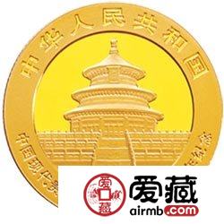 中国现代贵金属纪念币发行30周年金银币熊猫加字1/4盎司金币