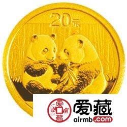 2009版熊猫金银币1/20盎司熊猫金币