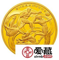 第29届奥林匹克运动会贵金属金银币5盎司金币