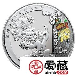 第29届奥林匹克运动会贵金属金银币1盎司银币