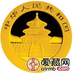 2007版熊貓金銀幣1/2盎司金幣