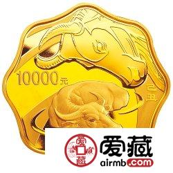 2009中国己丑牛年金银币1公斤牛年梅花形金币