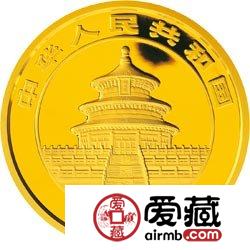 2008版熊猫金银币5盎司金币