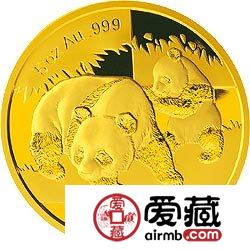 2008版熊猫金银币5盎司熊猫金币