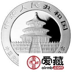中国民生银行成立10周年金银币1盎司熊猫加字银币