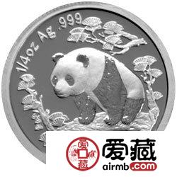中国熊猫金币发行25周年金银币1997年熊猫普制金币