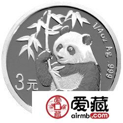 熊猫金币发行25周年金银币1995年熊猫普制金币