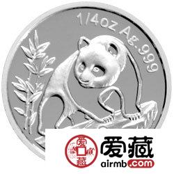 熊猫金币发行25周年金银币1990年熊猫普制金币