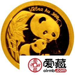 熊猫金币发行25周年金银币2004年熊猫普制金币