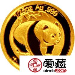 熊猫金币发行25周年金银币1983年熊猫普制金币