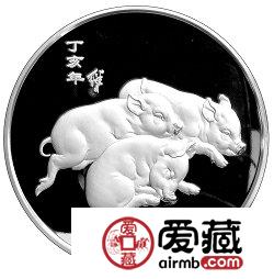 2007中国丁亥猪年金银币1公斤银币