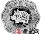 2007中国丁亥猪年金银币1盎司梅花形银币
