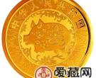 2007中国丁亥猪年金银币1/10盎司金币