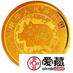 2007中国丁亥猪年金银币1/10盎司金币