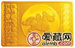 2006中国丙戌狗年金银币5盎司长方形金币