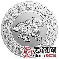 2006中国丙戌狗年金银币1盎司彩色银币
