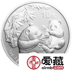 2006版熊猫金银币1盎司熊猫银币