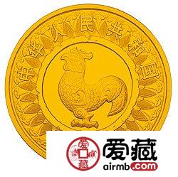 2005中国乙酉鸡年金银币1/10盎司彩色金币