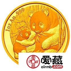 2005版熊猫贵金属纪念币1盎司金币