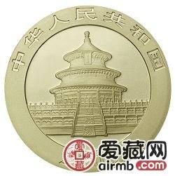 2005版熊猫贵金属纪念币1/2盎司熊猫钯币