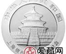 上海银行成立10周年金银币熊猫加字1盎司银币