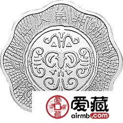 2003中國(guó)癸未羊年金銀幣1盎司梅花形銀幣
