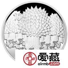 植树节金银币1盎司绿色生命图银币