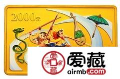 西游记彩色金银币之大闹天宫图彩色金币
