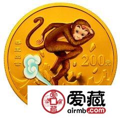 西游记彩色金银币之猴王出世图彩色金币