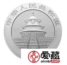 2004版熊猫贵金属纪念币1/2盎司银币