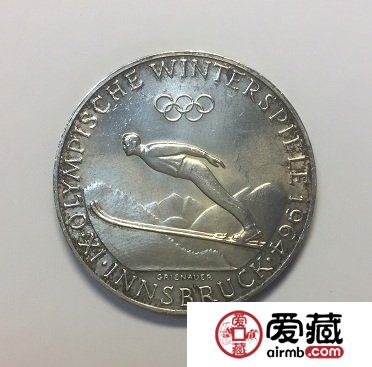 奥地利冬奥会纪念银币100先令图文解析