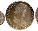 西班牙菲迪南七世银币8里亚尔图文鉴赏