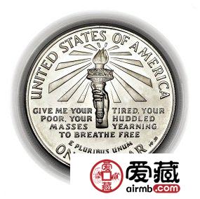 自由女神100周年纪念币图文赏析