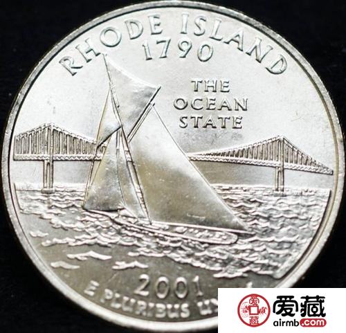 美国罗德岛州纪念币