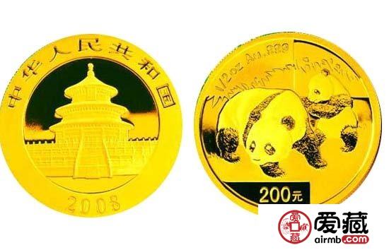 2008年5盎司熊猫金币价格及图片