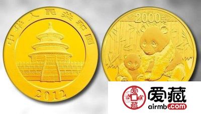 2012年5盎司熊猫金币价格及图片