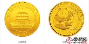 2000年熊猫金币套装金套猫图文鉴赏