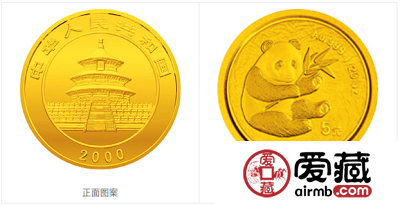 2000年熊猫金币套装金套猫图文鉴赏