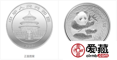 2000年熊猫金币套装金套猫图文鉴赏