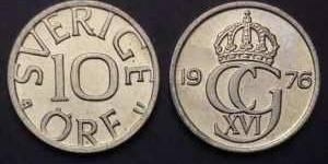 瑞典银币10欧尔图文鉴赏