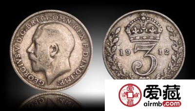 英国乔治五世银币3便士图文解析