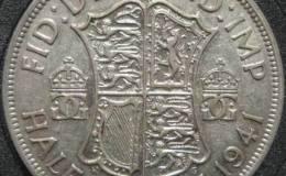 英国乔治六世银币半克朗图文解析