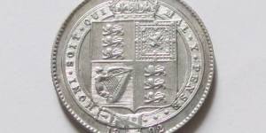 英国维多利亚银币1先令图文赏析