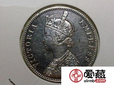英属印度银币1卢比图文赏析