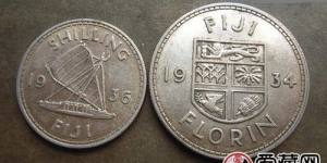 英属斐济银币1先令图文赏析