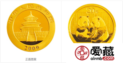2009年熊猫金币套装金套猫图文鉴赏