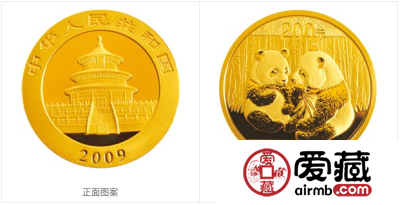 2009年熊猫金币套装金套猫图文鉴赏