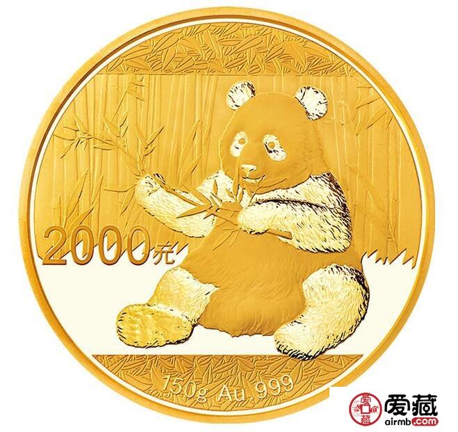 2017年150克熊猫金币价格及图片