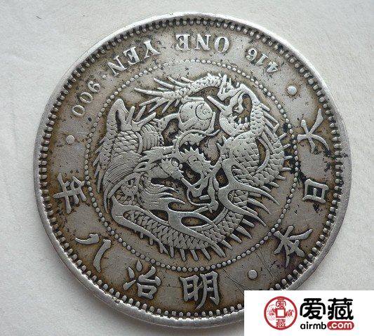 日本银元明治八年壹圆真品高清大图鉴赏